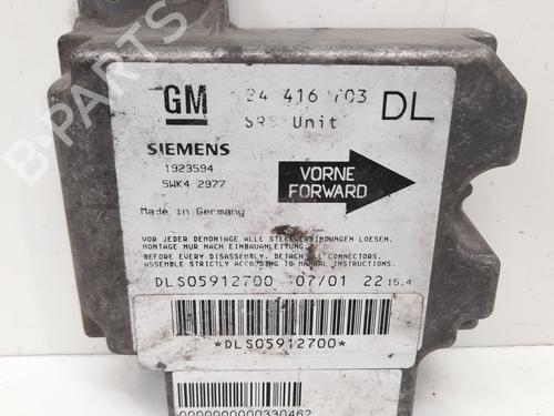 Used ECU airbags OPEL ASTRA G Hatchback (T98) 1.7 DTI 16V (F08, F48) (75 hp) 12792262
