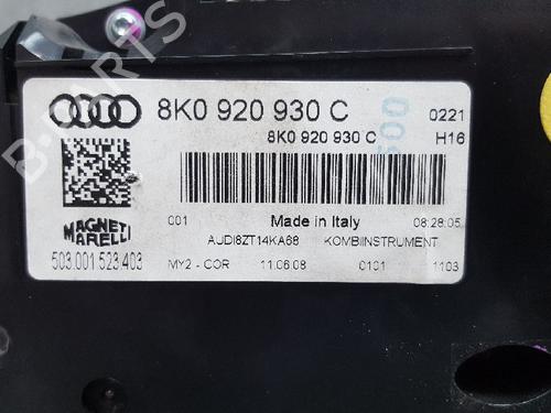 Instrument cluster AUDI A4 B8 (8K2)  | BP12850843C47 