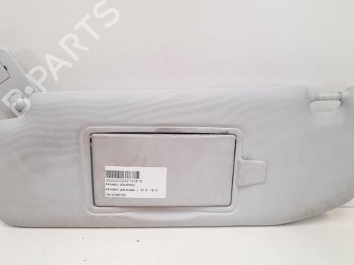 Used Left sun visor PEUGEOT 208 I (CA_, CC_) 1.4 HDi (68 hp) 12774917