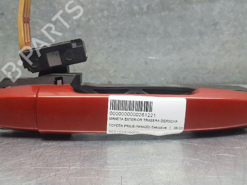 Used Rear right exterior door handle TOYOTA PRIUS Liftback (_W2_) 1.5 Hybrid (NHW20_, NHW20R) (112 hp) 12768952