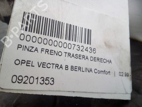 Used Right rear brake caliper OPEL VECTRA B (J96) 1.6 i 16V (F19) (100 hp) 12810019