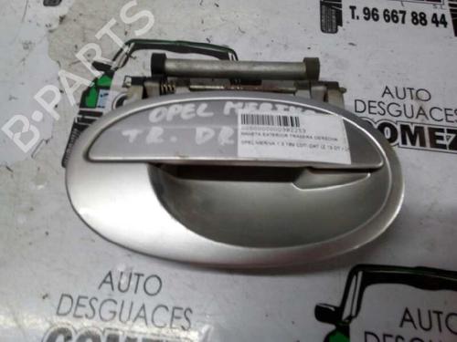 Used Rear right exterior door handle OPEL MERIVA A MPV (X03) 1.3 CDTI (E75) (69 hp) 12797663