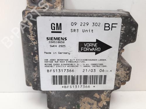 Airbag styreenhed OPEL ASTRA G Hatchback (T98) 1.7 CDTI (F08, F48) (80 hp) 12754900