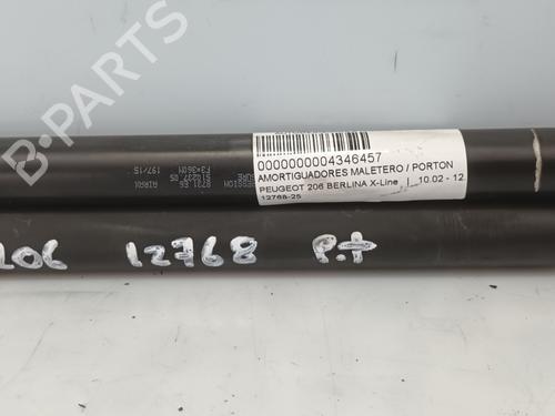 Gasdæmper bagklap PEUGEOT 206 Hatchback (2A/C) 1.9 D | BP29163954C138 