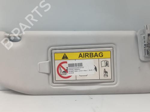 Used Left sun visor Left sun visor PEUGEOT 2008 I (CU_) [2013-2026] 34702104 34702104