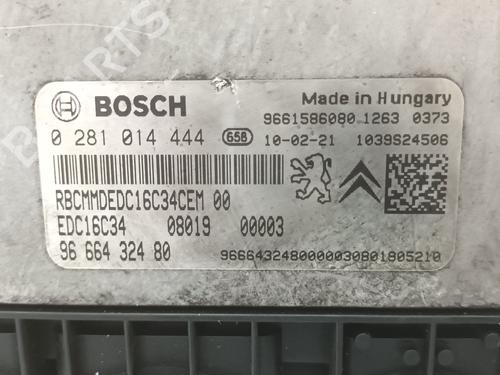 Engine control unit (ECU) PEUGEOT BIPPER (AA_)  | BP28491579M57 