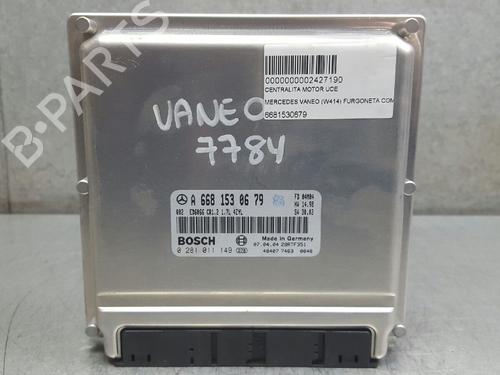 Used Engine control unit (ECU) MERCEDES-BENZ VANEO (414) 1.7 CDI (414.700) (91 hp) 12754381