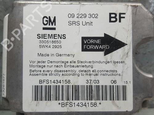 Kollisjonspute styreenhet OPEL ASTRA G Hatchback (T98) 1.6 (F08, F48) | BP12715834M53 