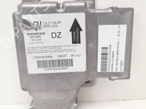 Kollisjonspute styreenhet OPEL VECTRA C (Z02) 2.2 DTI 16V (F69) (125 hp) 12748963