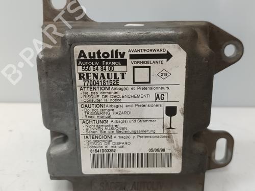 Kollisjonspute styreenhet RENAULT MEGANE I Coach (DA0/1_) [1996-2003]  20856450