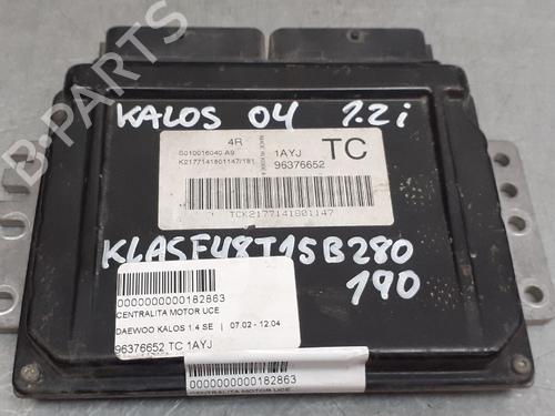 Used Engine control unit (ECU) CHEVROLET AVEO / KALOS Hatchback (T200) 1.4 (83 hp) 12724471