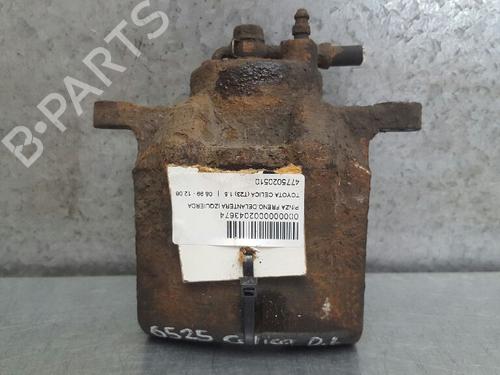 Used Left front brake caliper TOYOTA CELICA Coupe (_T23_) 1.8 16V VT-i (ZZT230_, ZZT230) (143 hp) 12736609