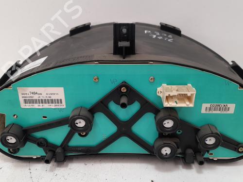 Instrument cluster PEUGEOT 206 Hatchback (2A/C) 2.0 HDI 90 | BP12784493C47 