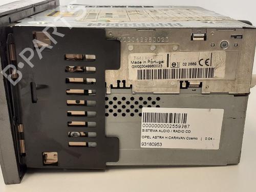 Radio OPEL ASTRA H Estate (A04) 1.7 CDTI (L35) | BP12766074E6 