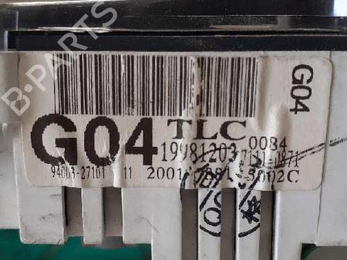 Instrument cluster HYUNDAI COUPE I (RD) 1.6 16V | BP12697244C47 