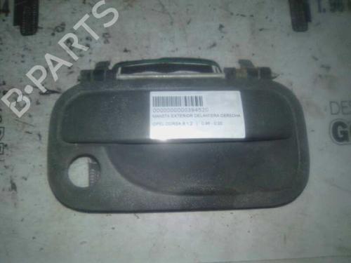 Used Front right exterior door handle OPEL CORSA B (S93) 1.2 i (F08, F68, M68) (45 hp) 12798092