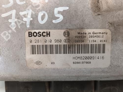 Engine control unit (ECU) RENAULT SCÉNIC I MPV (JA0/1_, FA0_) 1.9 dCi RX4 | BP18675061M57 