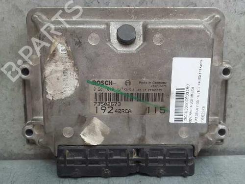 Used Engine control unit (ECU) FIAT STILO (192_) 1.9 JTD (192_XE1A) (115 hp) 12803775