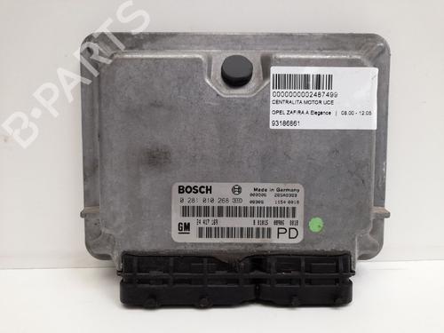 Used Engine control unit (ECU) OPEL ZAFIRA A MPV (T98) 2.0 DTI 16V (F75) (101 hp) 12756629