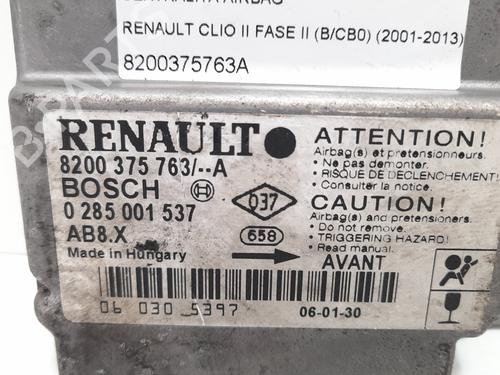 ECU airbags RENAULT CLIO II (BB_, CB_)  | BP12776867M53 