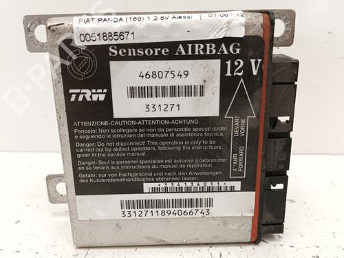 Used ECU airbags FIAT PANDA (169_) 1.2 (169.AXB11, 169.AXB1A) (60 hp) 12808333