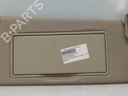Used Right sun visor OPEL OMEGA B (V94) 2.5 DTI (F69, M69, P69) (150 hp) 29830779