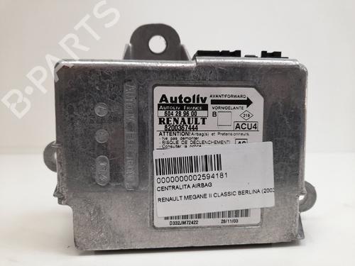 Kollisjonspute styreenhet RENAULT MEGANE II Saloon (LM0/1_) [2003-2025]  12768240