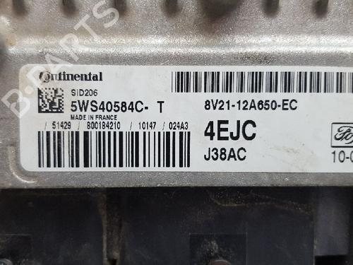Engine control unit (ECU) FORD FIESTA VI (CB1, CCN) 1.4 TDCi | BP12811589M57 
