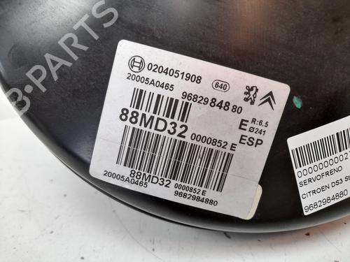 Servo brake CITROËN DS3 (SA_) 1.6 HDi 90 | BP12777625M42 