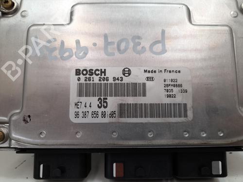 Engine control unit (ECU) PEUGEOT 307 (3A/C) 1.6 16V | BP12787610M57 