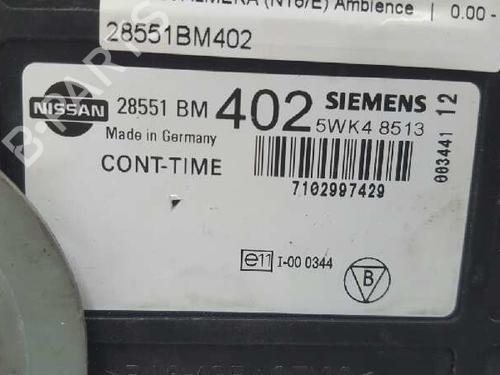 Comfort control module NISSAN ALMERA II (N16) 1.8 | BP12701044M56 