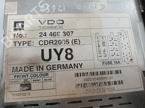 Radio OPEL CORSA C (X01)  | BP27254208E6 