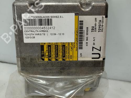 Used ECU airbags TOYOTA YARIS (_P9_) 1.0 VVT-i (KSP90_, KSP90R) (69 hp) 32446505