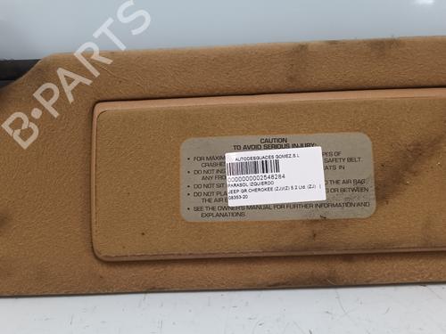 Used Left sun visor JEEP GRAND CHEROKEE I (ZJ, ZG) 5.2 i 4x4 (ZJ) (215 hp) 20107549