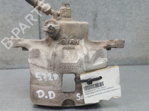 Used Right front brake caliper HYUNDAI SANTAMO [1998-2002]  12723716