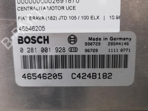 Engine control unit (ECU) FIAT BRAVA (182_) 1.9 JTD 105 | BP12772301M57 