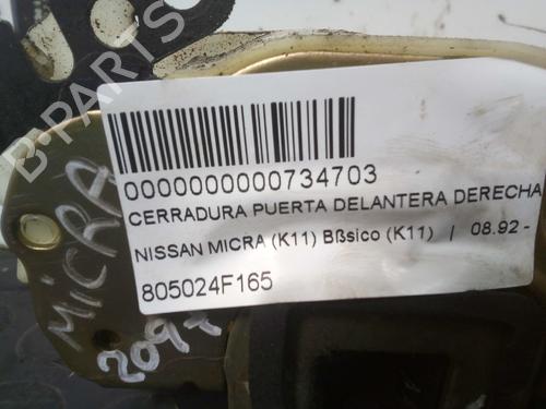 Front right lock NISSAN MICRA II (K11) 1.0 i 16V | BP12810152C97 