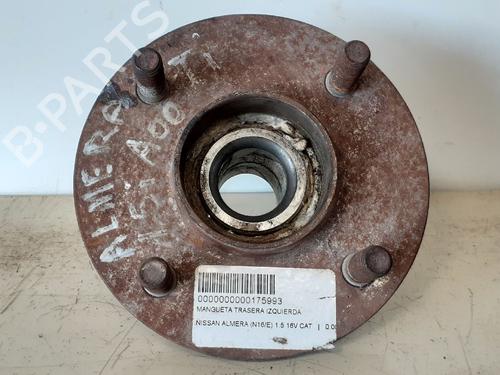 Left rear steering knuckle NISSAN ALMERA II Hatchback (N16) 1.5 (98 hp) 12720936