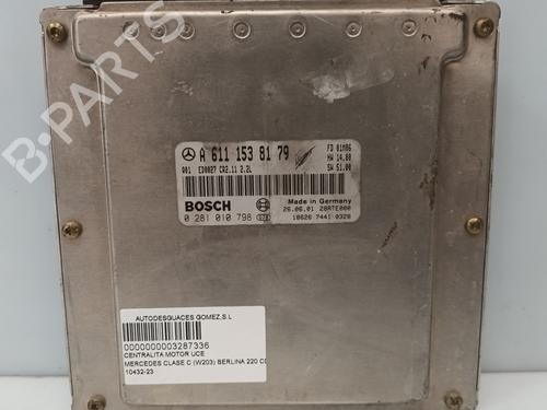 Used Engine control unit (ECU) MERCEDES-BENZ C-CLASS (W203) C 220 CDI (203.006) (136 hp) 19108031