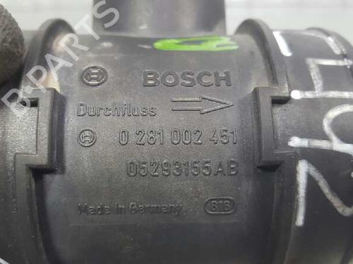 Mass air flow sensor CHRYSLER VOYAGER IV (RG, RS) 2.5 CRD | BP12689885M95 