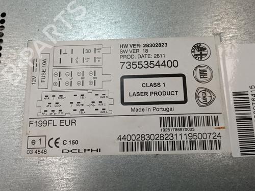 Radio FIAT PUNTO EVO (199_) 1.3 D Multijet (199AXC1A, 199BXC1A, 199AXT1A, 199BXT1A) | BP15959448E6 