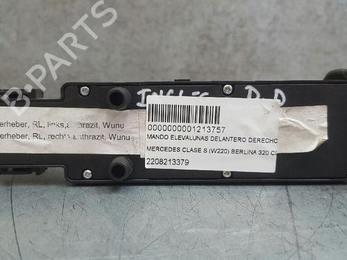Right front window switch MERCEDES-BENZ S-CLASS (W220) S 320 CDI (220.026, 220.126) | BP12697180I26 