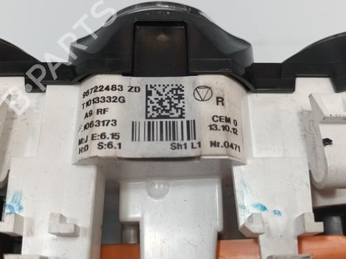 Climate control PEUGEOT 208 I (CA_, CC_) 1.4 HDi | BP18432236I5 