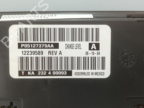 Climate control CHRYSLER VOYAGER IV (RG, RS)  | BP29378436I5 