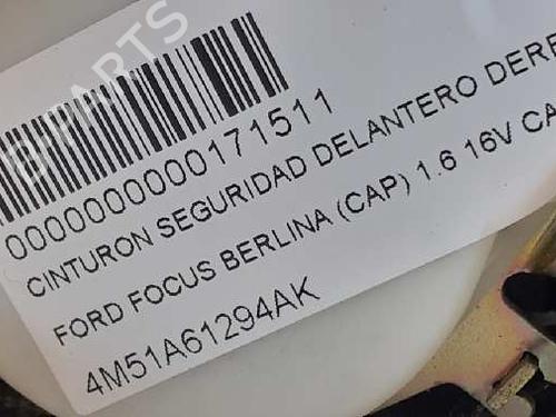 Front right seatbelt FORD FOCUS II (DA_, HCP, DP)  | BP12718352I25 