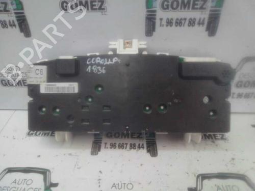 Instrument cluster TOYOTA COROLLA (_E12_) 1.4 D (NDE120_, NDE120R) | BP12807634C47 
