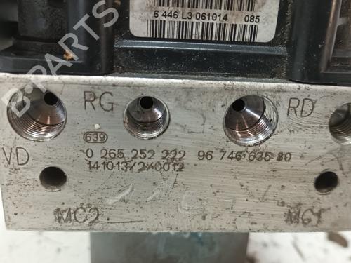 ABS pump PEUGEOT PARTNER Box Body/MPV  | BP16029293M43 