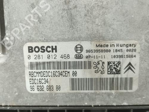 Used Engine control unit (ECU) CITROËN XSARA PICASSO (N68) 1.6 HDi (90 hp) 30136491