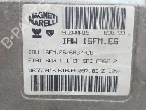Engine control unit (ECU) FIAT SEICENTO / 600 (187_) 1.1 (187AXB, 187AXB1A, 187AXC1A02) | BP12816211M57 