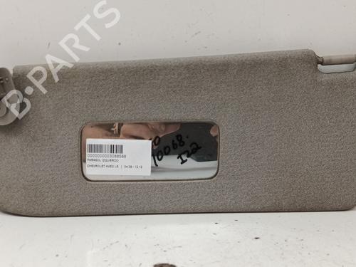 Left sun visor CHEVROLET AVEO / KALOS Hatchback (T250, T255) 1.4 (101 hp) 13756125